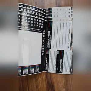 Memorex Pro Series VHS Labels Set Of 5